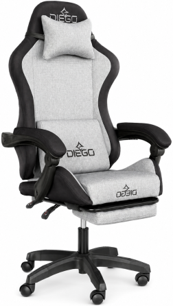 Кресло геймерское DIEGO Fabric X Gray Киев