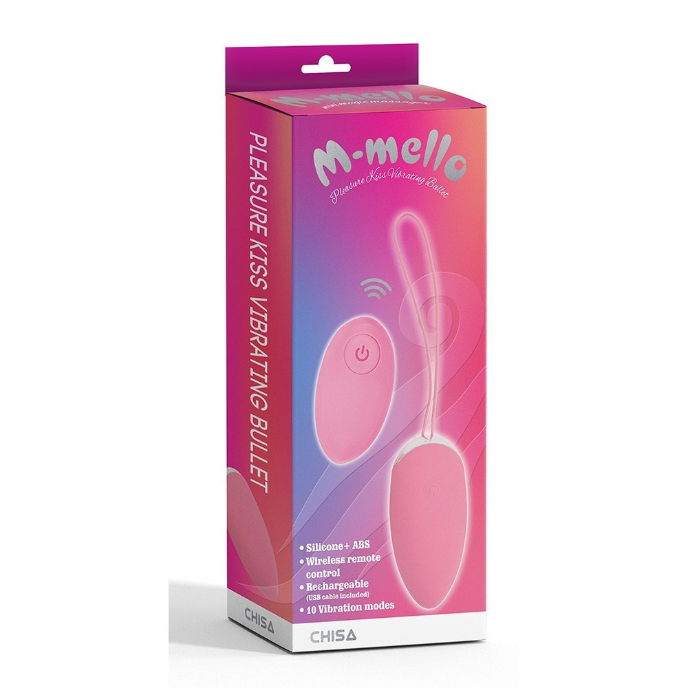 Виброяйцо Chisa M-mello, с дистанционным пультом управления, розовое Sex Aura Киев - изображение 4