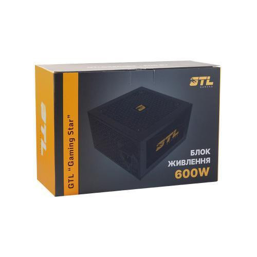 Блок живлення GTL Gaming Star (GTLGS600BK) 600W ( Чорний ) Харків - фото 1