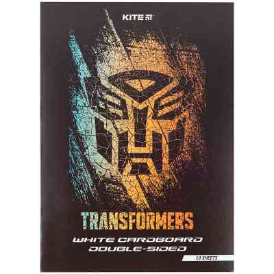 Білий картон Kite A4 Transformers 10 аркушів (TF24-254) Вінниця