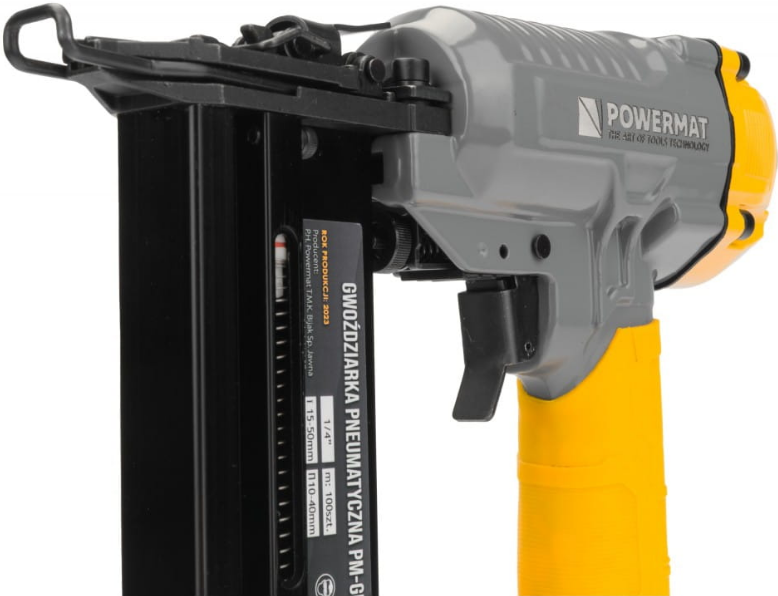 Пневмостеплер Powermat + набір скоб 750шт та цвяхів 1000шт (Польща) Київ - фото 9