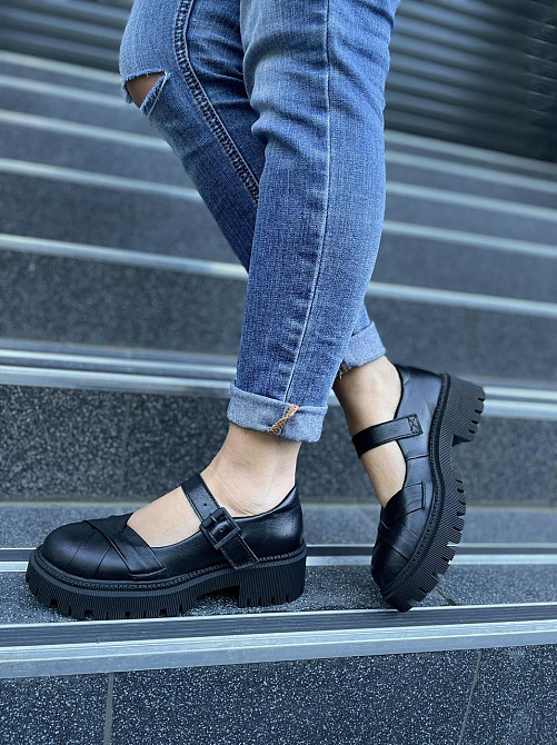 Olli Туфлі жіночі OLLI T-212-Астра чорні (весна-осінь, шкіра натуральна) (4770) Коломия - фото 6