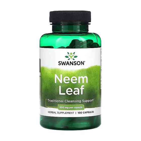 Листя німу Swanson Neem Leaf 500 mg - 100 caps Луцьк