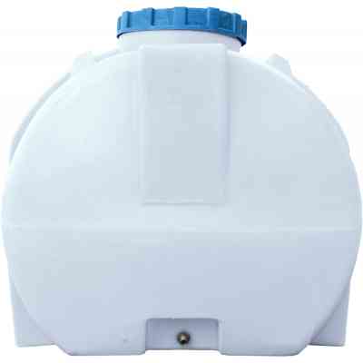 Ємність для води Пласт Бак горизонтальна харчова 1000 л біла (1312) Вінниця