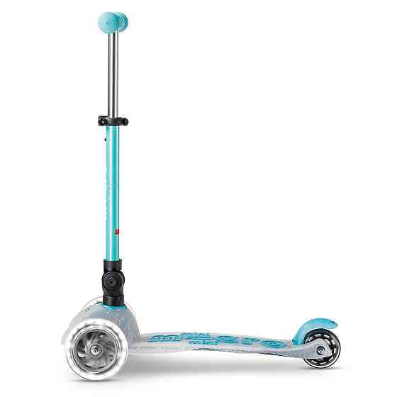 Самокат MICRO складний серії Mini Deluxe Foldable Orion Glow LED – Синій Дніпро