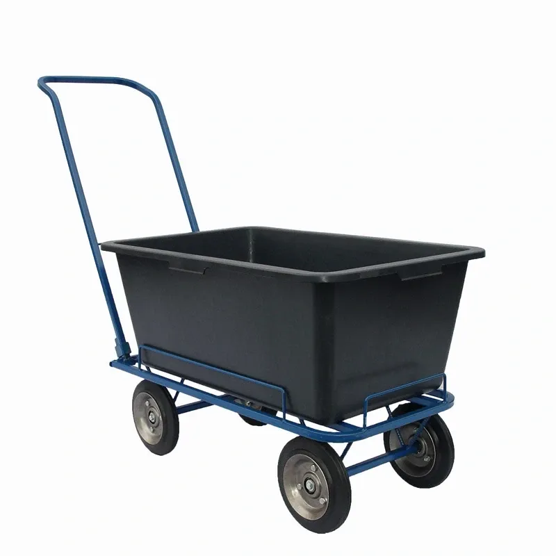 Тележка для дворника ЧТ-200Д четырехколесная для уборки территорий транспортировки инвентаря и мусора до 170кг Харьков - изображение 1
