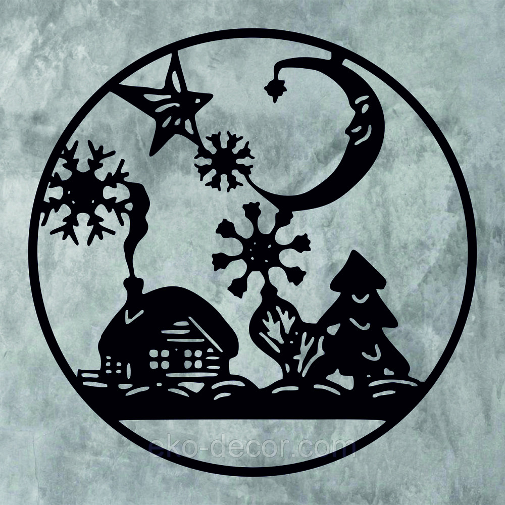 Декоративное настенное Панно «Новый год», Декор на стену Киев - изображение 7