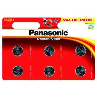 Батарейка Panasonic CR 2032 Lithium * 6 (CR-2032EL/6B) Винница