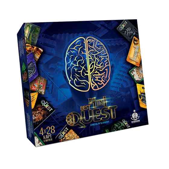 Карточная квест-игра BEST QUEST BQ-02-01U, 4 в 1 укр Винница