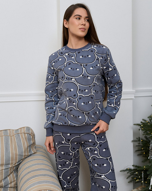 Жіночий костюм зі штанами Фліс — ведмедіки Lady Secret M Київ - фото 2