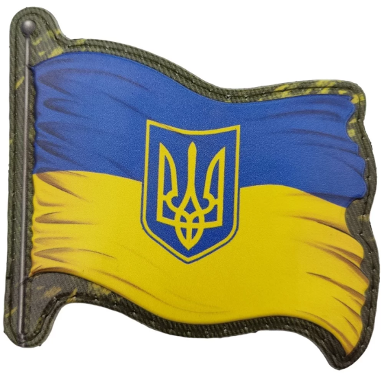 Патч / шеврон стяг Україна Запорожье