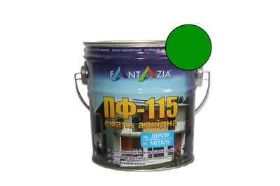 Емаль алкідна "Fantazia" ПФ-115 зелена 0.85 кг Харків - фото 4
