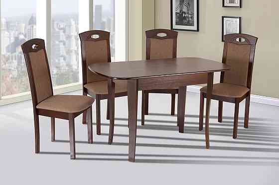 Стіл обідній Даллас (930+300)*670, горіх темн. Киев