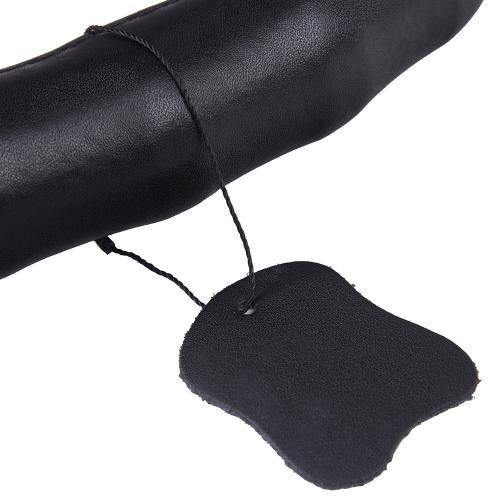 Шкіряний чохол на кермо VLOD-L06 BK L чорний, один шов, BO Харків - фото 4