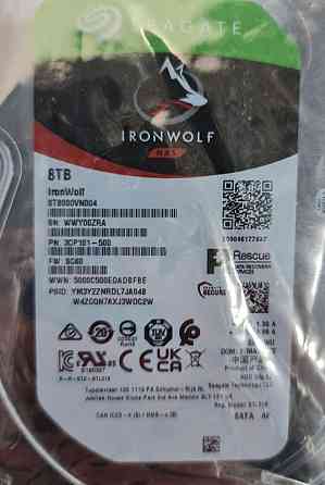 Жорсткий Диск 8 TB Seagate SkyHawk, Iron Wolf. Barracuda 8TB. Київ