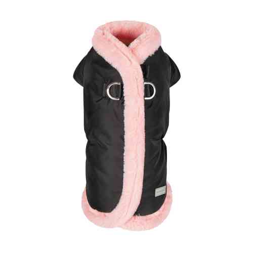 Куртка Pet Fashion Mery для собак чорний/рожевий ХХS Київ