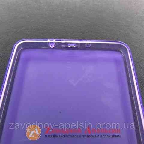 Samsung A7 A700 чехол слиликоновый Cover purple Одесса