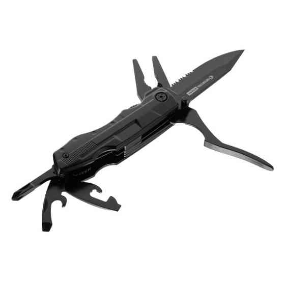 Мультитул INTERTOOL HT-0545 8 в 1, чохол, Blackstone, STORM - інструмент, що завжди поруч Львів