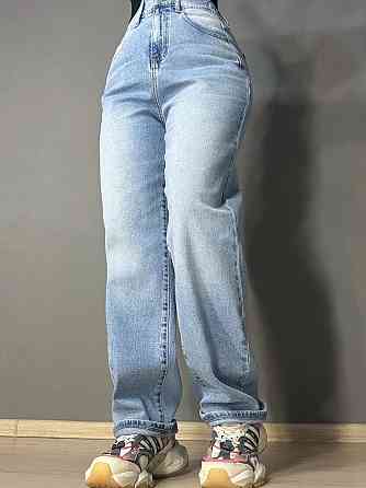 Джинси жіночі Liana 1-051 SKATER MOM з резинкою на талії великі розміри блакитні, блакитний, 31, 31, 84 см, 108 см Київ