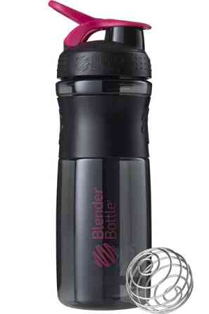 Шейкер спортивний (пляшка) BlenderBottle SportMixer Flip 28oz/820ml Black/Pink Луцк