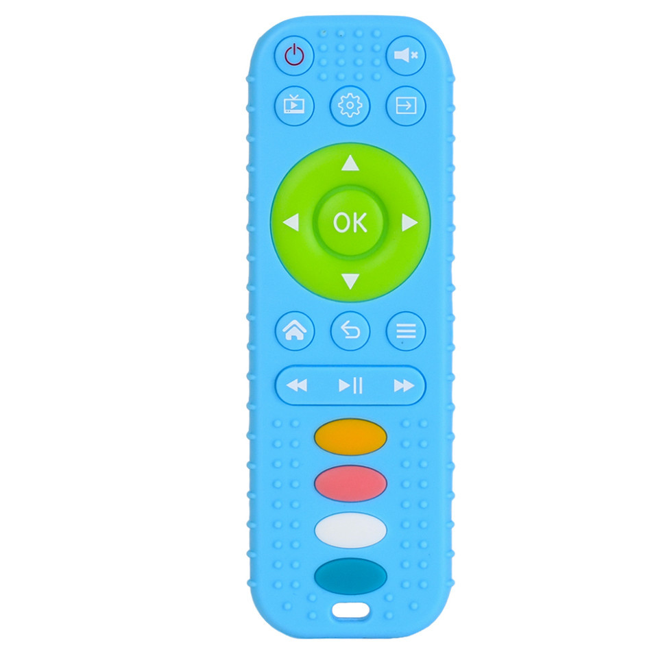 Дитячий прорізувач "Пульт" SD-44(Blue) блакитний, текстурний, 16 см Вінниця - фото 1