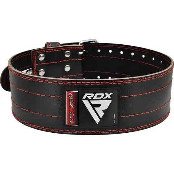 Пояс для пауерліфтингу RDX RD1 шкіряний Red L Луцьк