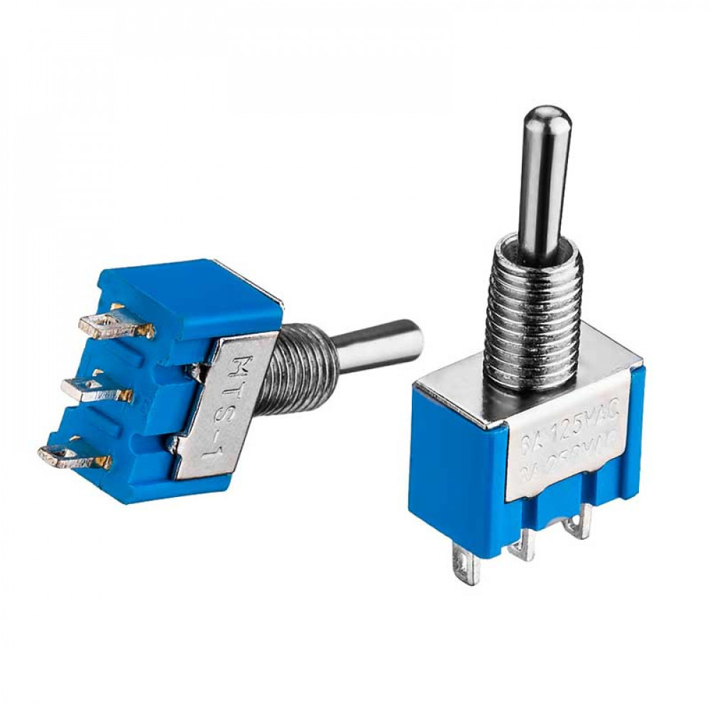 Тумблер MTS-103, ON-OFF-ON, 6 А (3 pin), 250VAC Полтава - фото 1