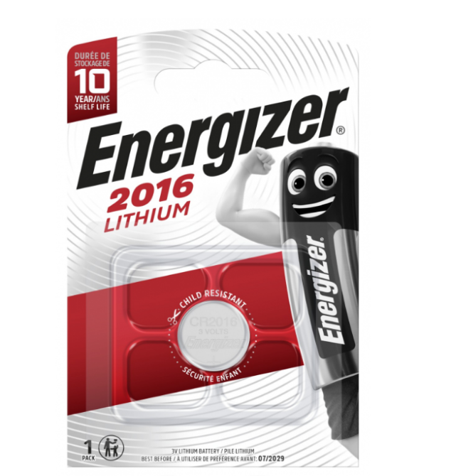 Батарейка CR2016 (бл-1шт) Energizer Житомир - фото 1