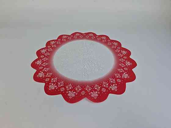 Серветка для квітів діаметром 40 см з рис, 100 шт No 332 (4) (100 шт.) Харків