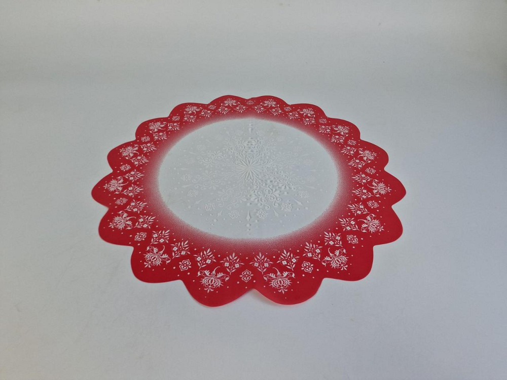 Серветка для квітів діаметром 40 см з рис, 100 шт No 332 (4) (100 шт.) Харків - фото 2