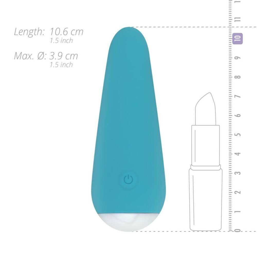 Мінівібратор Cala Azul – Julia Mini Vibrator, дуже ніжний, 10 режимів Sex Aura Київ - фото 4
