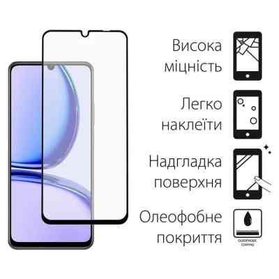 Чехол для мобильного телефона Dengos Kit for Realme C51 case + glass (Mint) (DG-KM-61) Винница