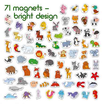 Детский набор магнитов Магнитная история Животные ML4032-01 EN Винница
