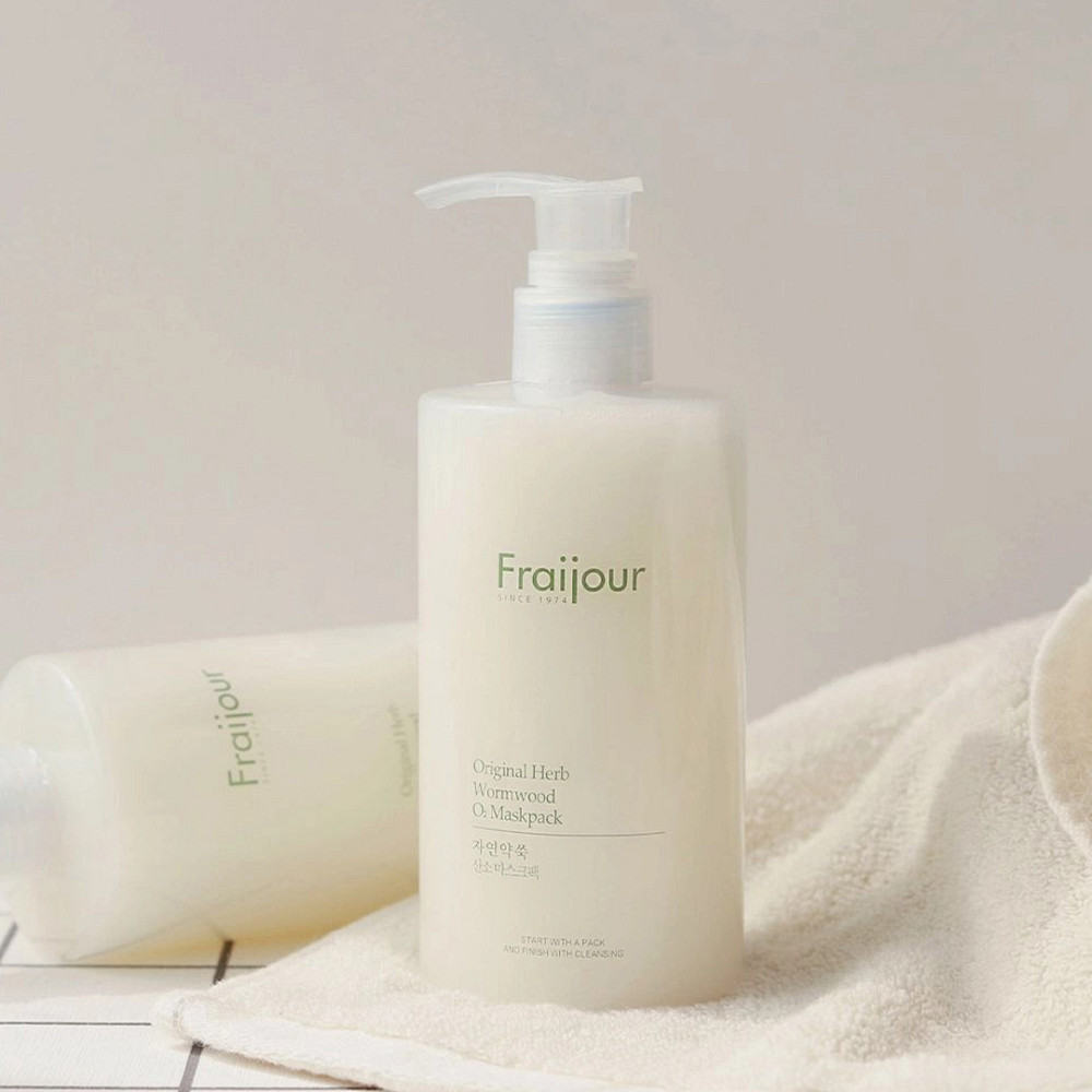 Маска для лица Кислородная Original Herb Wormwood O2 Maskpack Fraijour 300 мл Киев - изображение 2