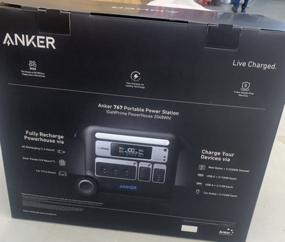 Зарядное устройство: Anker 767 Rower House 2048W 2400Wh. Киев - изображение 4