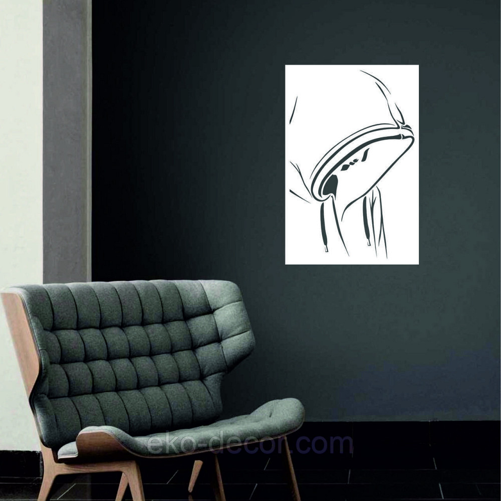 Декоративне настінне Панно «Силует», Декор на стіну Київ - фото 4