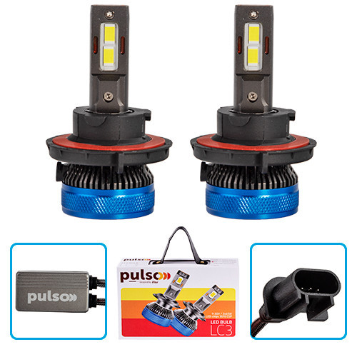 Светодиодные лампы PULSO LC3-H13-H/L с LED-чипами 3570 CSP, 9-30В, 2x65Вт, 13000 Лм, 6000K Харьков - изображение 1