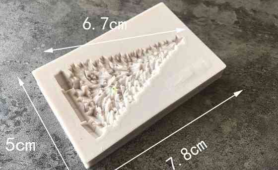 Силиконовый молд Елка 78 на 50 см серый Киев