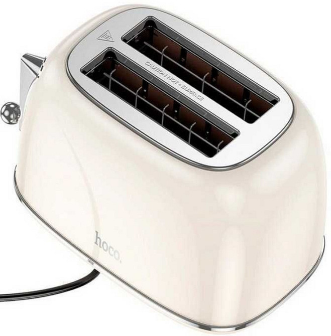 Тостер ретро-дизайн з сучасними технологіями 800 Вт Hoco HJD12A. Харків - фото 4