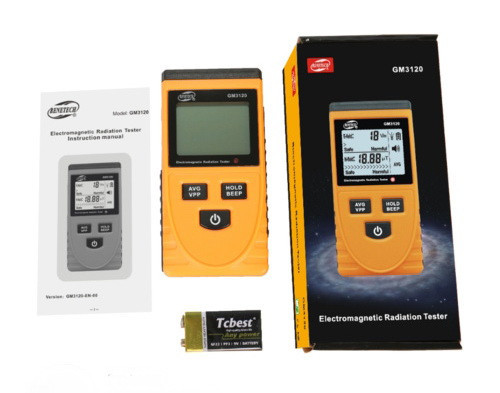 Тестер электромагнитного излучения (1-1999В/м, 0.01-19,99μt) BENETECH GM3120 Киев - изображение 3