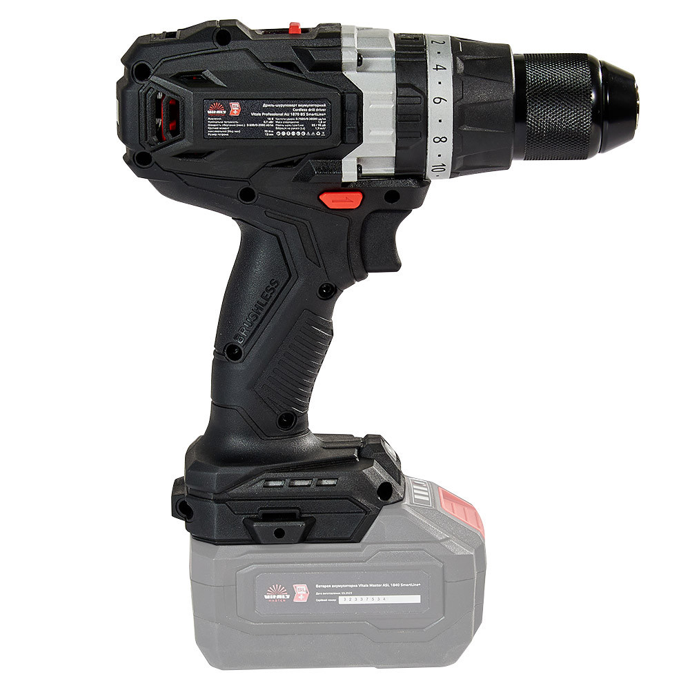 Дрель-шуруповерт аккумуляторная Vitals Professional AU 1870 BS SmartLine+ Харьков - изображение 10