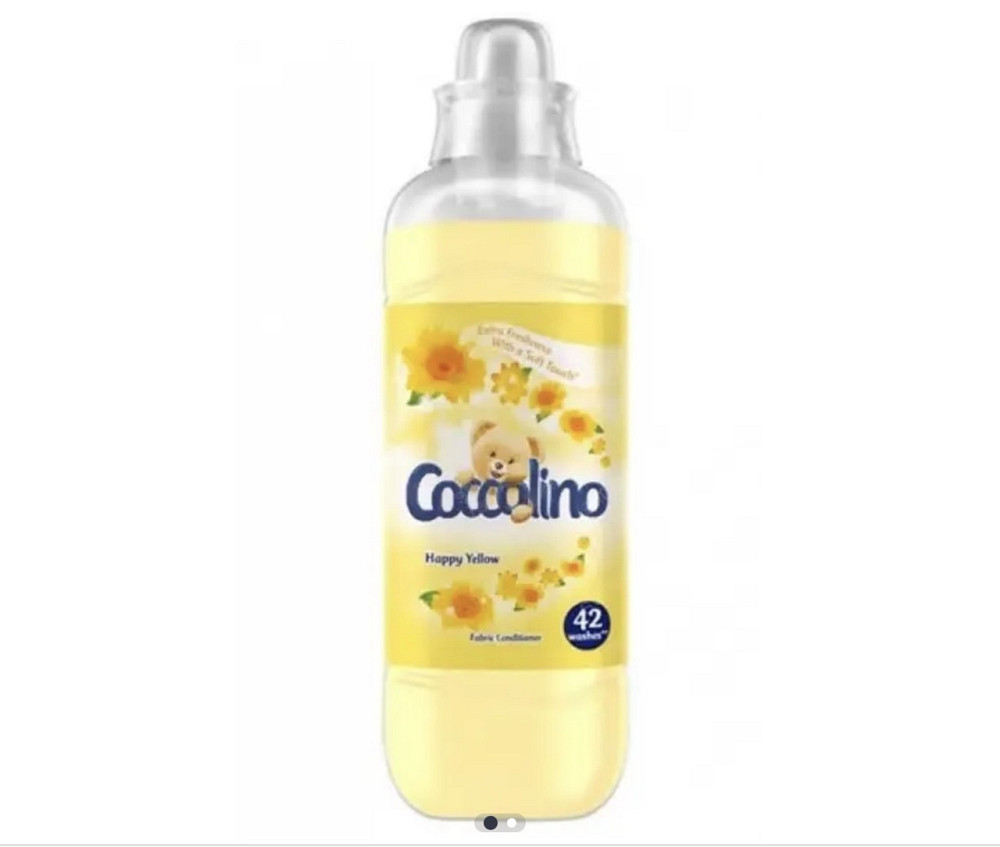 Ополіскувач для білизни Coccolino Happy Yellow 1050 мл Виноградов - изображение 3