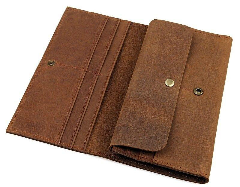 Кошелек Vintage 14406 Коричневый Киев - изображение 6