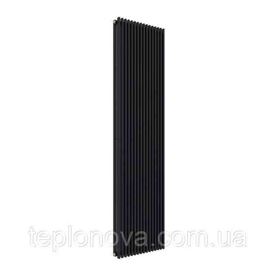 Дизайнерский радиатор 1800/448 (мм) черный мат IDEALE GIULIA (универсальное подключение) 12 16/1800/448 – вертикальный стальной ра Черновцы