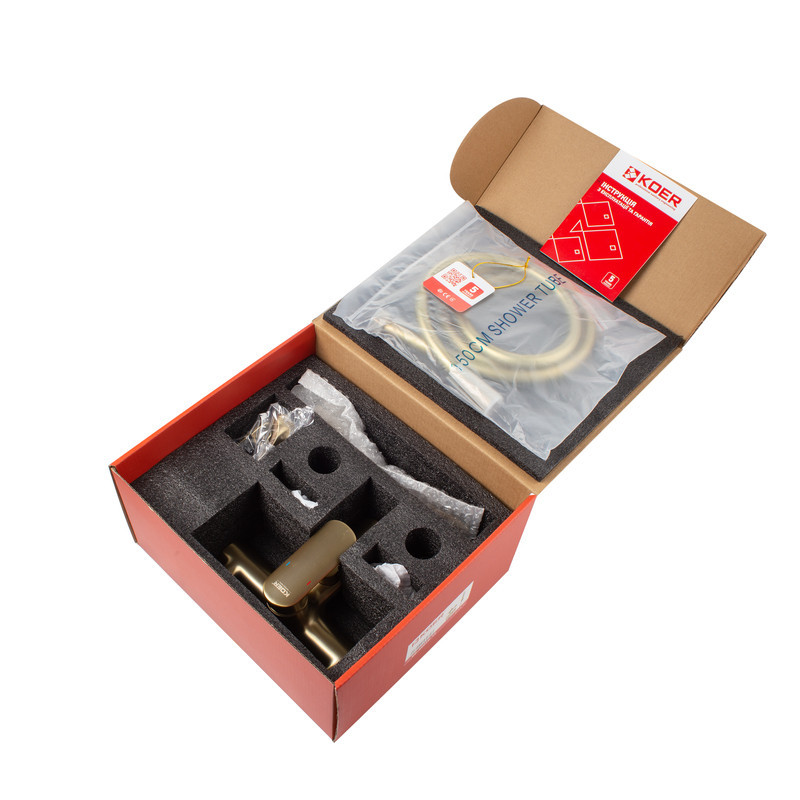 Змішувач для ванни Koer KB-40028-12 з коротким виливом (KR5307) - надійний вибір Харків - фото 6