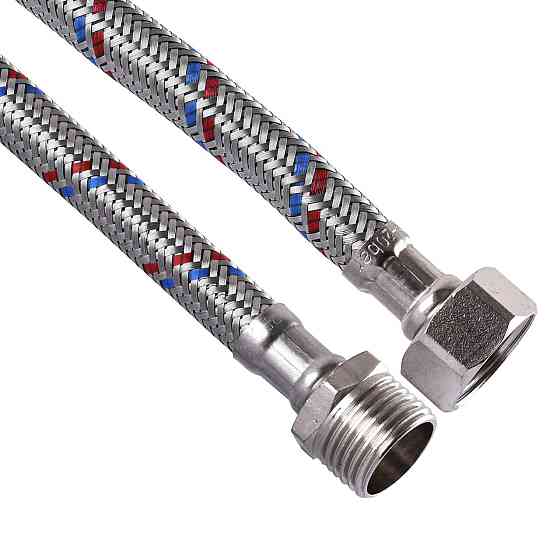 Шланг нержавіюча сталь ECO FIX 1/2″х1/2″ ЗВ 0,6 м EPDM (000012026) Київ