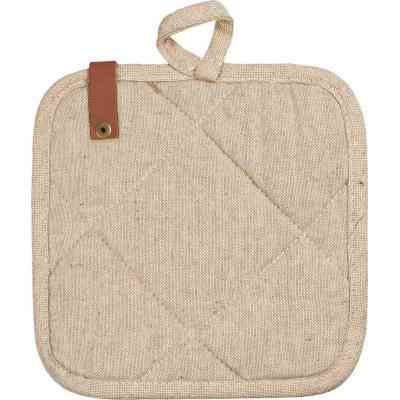 Кухонная прихватка Ardesto Oliver, 20х20 см, 100% хлопок, нап-ч: ватин, шоколад (ART04OR) Винница