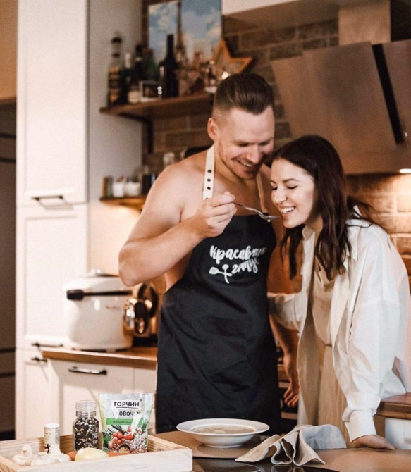 Фартук Красавчик готує (Черный) Винница - изображение 1