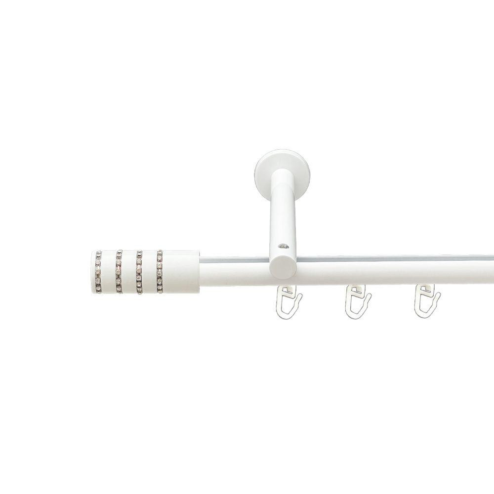 Карниз Orvit Барамелла металевий однорядний циліндр+профіль (16 см) профільна труба  Арктіс 19 мм 240 см Львов - изображение 1