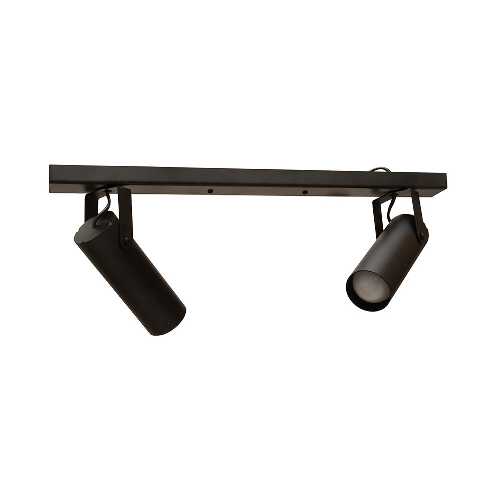 Светильник потолочный спот поворотный MSK Electric Focus под две лампы Е27 черный  NL 14050-2 BK Одесса - изображение 5